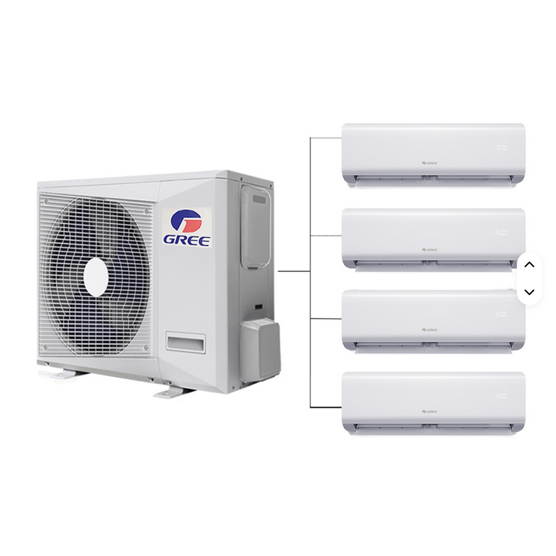 Multi-split 4x1 GREE - Int Pular 9+9+9+12 Ext 28